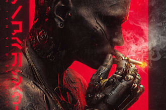 do a cyberpunk anime art