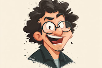 design a cartoon logo character