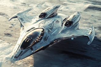 design futuristic sci fi spaceships and spacecraft art