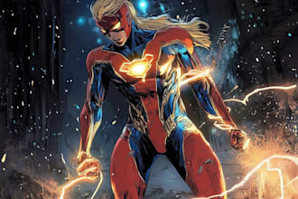 design supernatural superhero character