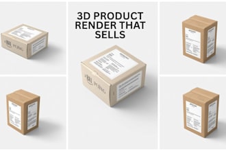 create 3d cad product design and high converting 3d product renders for brands
