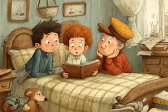 draw children book illustration and picture book illustrator