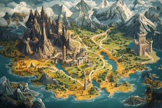 create your fantasy city map