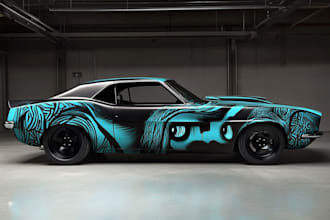 design professional car wrap, van wrap any vehicle wrap