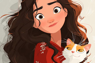 do disney cartoon portrait