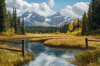 paint digital oil portraits and landscapes