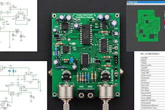 design custom guitar pedal pcb effects circuit schematic gerber and bom