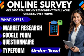 fill online survey questionnaire form to real survey respondents