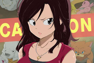draw custom anime characters for your wish