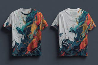 create unique clothing design tshirt design