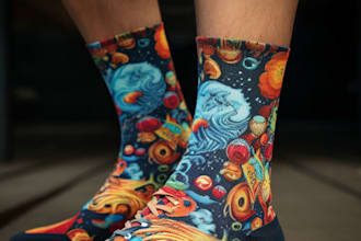 clothing label socks label hang tag and price tag design