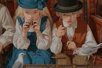 draw illustrations for children book