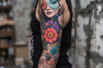 design professional creative tattoo design