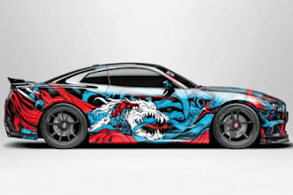 professional vehicle wrap design, car wrap