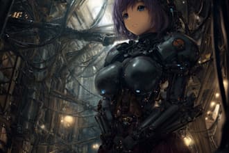 draw custom anime art  for you