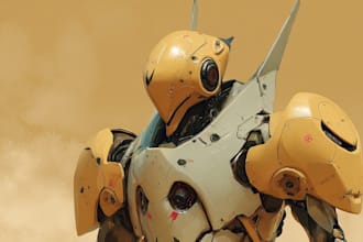 illustrate your mecha, robot and armored characters
