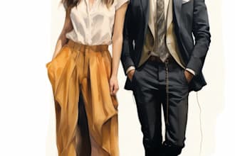 do digital illustration for fashion design art