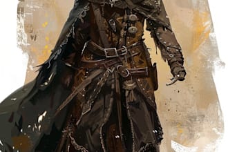fantasy dnd character illustration