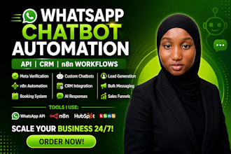 build chatbot whatsapp automation business automation messenger bot ai agent