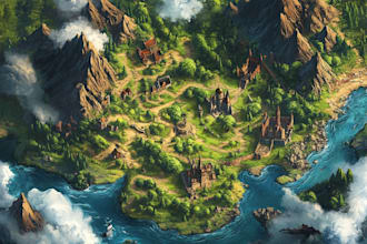 create your fantasy city map