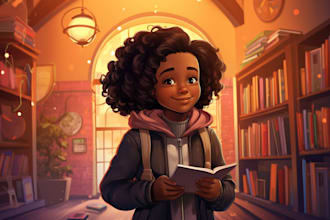 do children book illustrations and kids story book