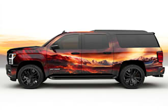 design professional car wrap, van wrap any vehicle wrap