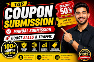 submit your deals to high traffic coupon websites