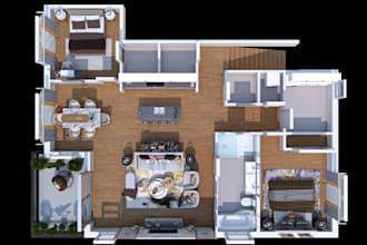 design modern house plans and architectural 2d 3d models