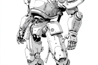 high quality robot, mecha concepts