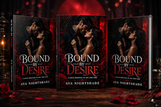 design dark romance, fantasy book cover, self hep ebook cover kdp