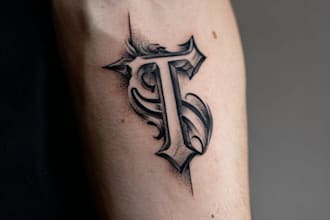 design awesome rib cage tattoo logo