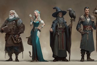 make  your dungeons and dragons character or party