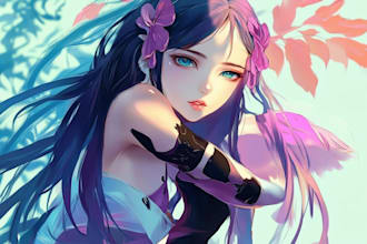bring your character to life in anime style art
