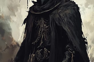do horror character art and horror character
