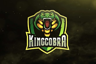 design a professional modern cobra, viper logo