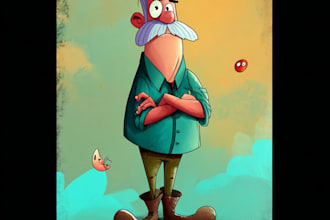 draw cute cartoons characters