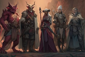 handpaint your dungeons and dragons character or party