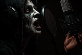 perform a spooky voice for scary horror characters