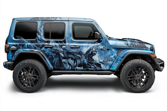 design flyer, brochure, car wrap