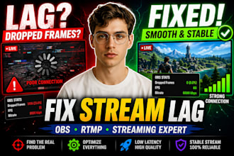 fix livestream lag, dropped frames, hls, obs, and rtmp streaming issues