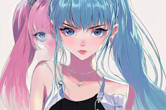 draw anime character art