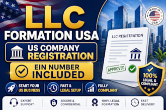 do llc formation and US company registration with ein