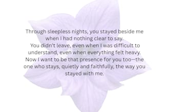 write heartfelt emotional love letters and personal messages