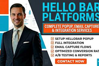 setup hellobar popup setup hellobar integration hellobar email capture hellobar
