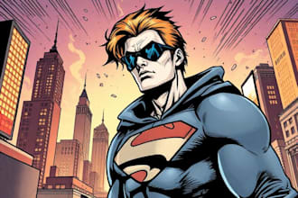 comic book illustration graphic novel comic