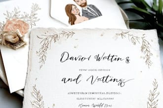 design your custom wedding invitation