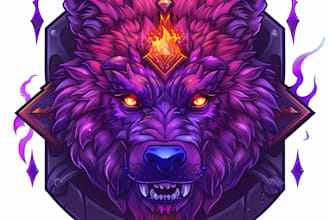 make a detailed fantasy logo