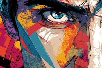comic book illustration with comic book illustrator