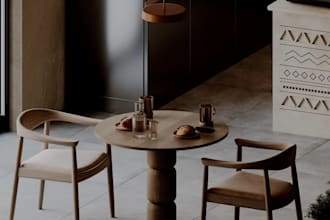 redesign 3d cafe interior rendering, restaurant furniture layout, 3d coffee shop
