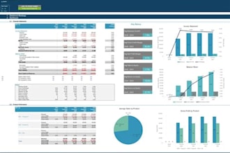 build investor ready financial model and projections